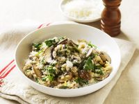 Risotto mit Spinat und Pilzen Rezept