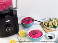 Rote-Bete-Hummus mit Meerrettich