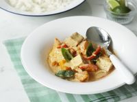 Rotes-Curry auf thailändische Art mit Tofu und Gemüse Rezept