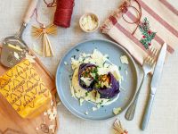 Rotkohlrouladen ohne Fleisch Rezept