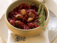 Rotkraut mit Kastanien Rezept
