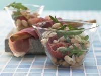 Salat von weißen Bohnen Rezept