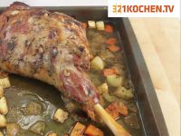 Sauce aus Bratensatz vom Lamm