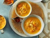 Sauerkrauteintopf mit Süßkartoffel Rezept