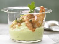 Scharfe Garnelen auf Avocadocreme Rezept