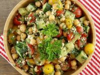Schneller Kichererbsensalat Rezept