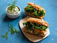 Schneller Lachsburger Rezept