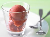 Schnelles Erdbeersorbet Rezept