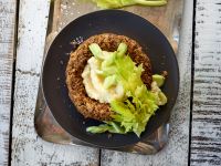 Schwarzbrotpudding mit Sellerie-Zweierlei Rezept