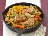 Schweinefilet-Pfanne mit Gemüse Rezept