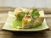 Spargel-Schinken-Omelett Rezept