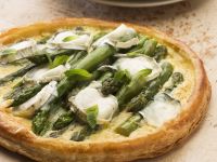 Spargeltarte mit Ziegenkäse Rezept