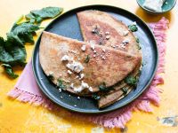 Spinat-Quesadilla Rezept