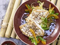 Steinbeißerfilet auf japanische Art Rezept