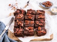 Süßkartoffel-Brownies mit Pekannüssen Rezept