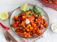 Süßkartoffel-Chili Rezept