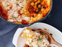 Süßkartoffel-Kichererbsen-Pie Rezept