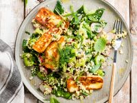 Tabouleh mit Halloumi Rezept