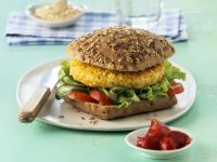 Tofu-Polenta-Burger Rezept