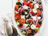 Tomaten-Gurken-Feta-Salat Rezept