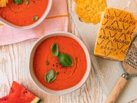 Tomaten-Melonen-Gazpacho Rezept