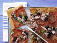 Tomaten-Thunfisch-Pizza Rezept