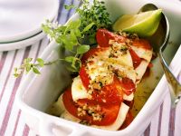 Tomaten und Schafskäse im Ofen gebacken Rezept