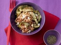 Tomatennudeln mit Zucchini Rezept