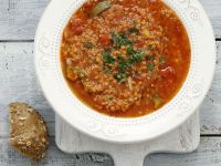 Tomatensuppe mit Couscous Rezept