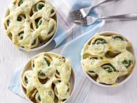 Überbackene Spinatröllchen Rezept