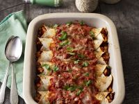 Überbackene Tortillas mit Füllung Rezept