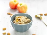 Vanille-Hafer-Porridge mit Leinsamen und Apfel Rezept