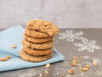 Vegane Peanut-Cookies mit Vanille