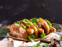 Vegetarische Bratwurst im Brötchen Rezept