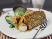 Vegetarischer Falscher Hase und glasiertes Gemüse Rezept