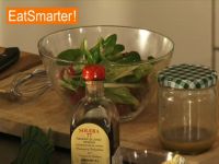 Eine klassische Vinaigrette zubereiten