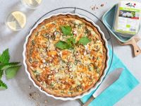 Vollkorn-Brennnessel-Quiche mit Tofu Rezept