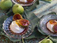 Warme Feigen mit Ziegenfrischkäse Rezept