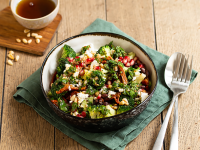 Warmer Salat mit schwarzen Bohnen und Ahornsirup-Dressing Rezept