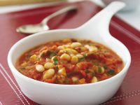 Weiße Bohnen mit Tomatensauce Rezept