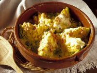 Wirsing mit Käse und Schinken gratiniert Rezept