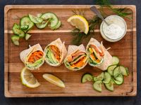 Wraps mit Avocado und Lachs Rezept