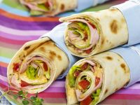 Wraps mit Schinkenfüllung Rezept
