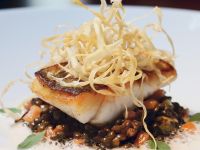 Zander mit Linsengemüse Rezept