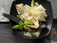 Ziegenfrischkäse-Ravioli Rezept