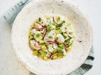Zitronige Ceviche vom Kabeljau Rezept