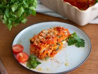 Zucchini-Linsen-Lasagne Rezept