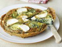 Zucchini-Ziegenkäse-Quiche Rezept