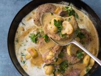 Züricher Kalbsfilet mit Champignons und Estragon Rezept