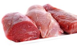 Verschiedene rohe Fleischsorten